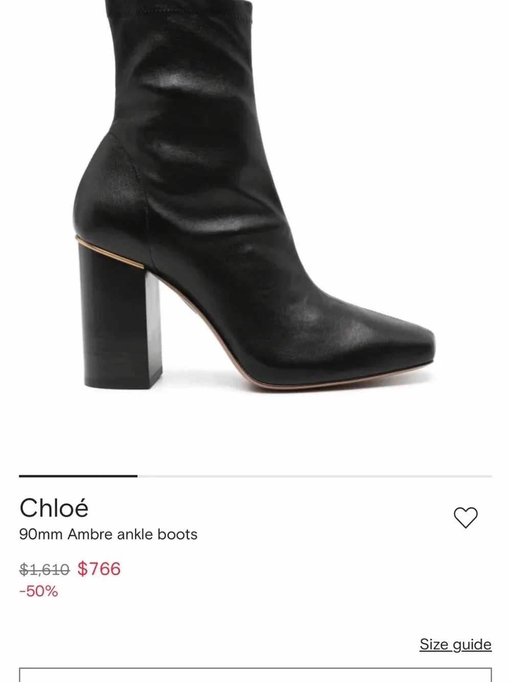 Chloé
90mm Ambre ankle boots
 Ankle Boots with Gold Trim NWT size 40 or 9.5 - Picture 2 of 13